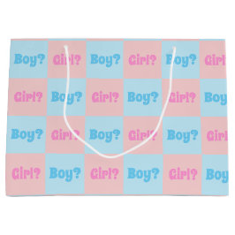 Aufdeckung des Geschlechts bei Jungen oder Mädchen Große Geschenktüte