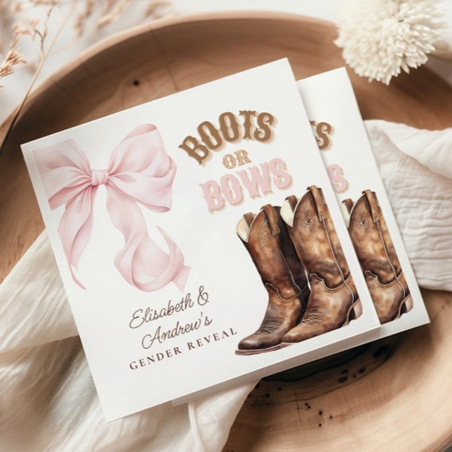 Aufdeckung von Stiefeln oder Bows Serviette (Von Creator hochgeladen)