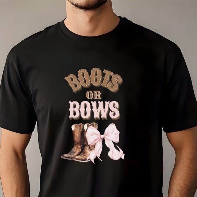 Aufdeckung von Stiefeln oder Bows T-Shirt (Von Creator hochgeladen)