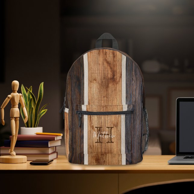 Aufdruck des robusten Ton-Streifen Bedruckter Rucksack (Von Creator hochgeladen)