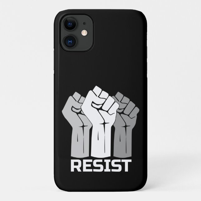Aufenthalt mit Faust - in weiß 0003 Case-Mate iPhone Hülle (Rückseite)