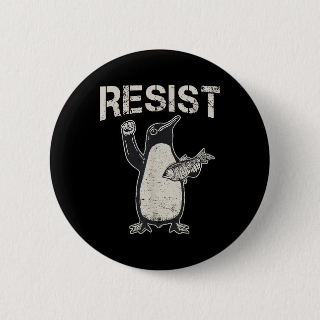 Aufenthalt _ politischer Protest Button (Vorderseite)