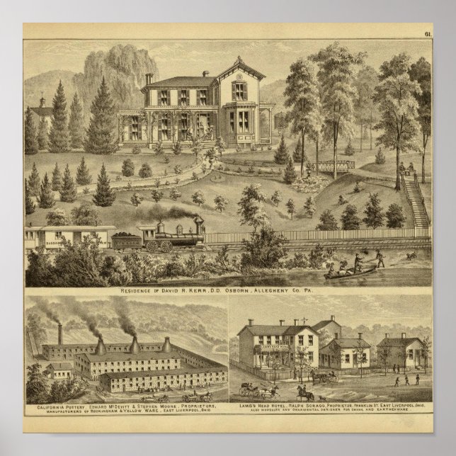 Aufenthalt von David R Kerr Poster (Vorne)