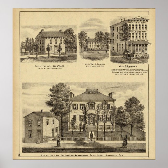 Aufenthalt von Dr. Joseph Shallcross Poster (Vorne)