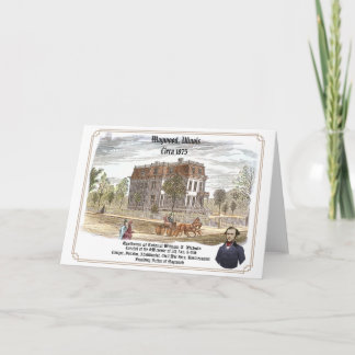 Aufenthalt von Oberst W. T. Nichols Karte