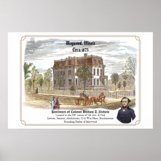 Aufenthalt von Oberst W. T. Nichols Poster