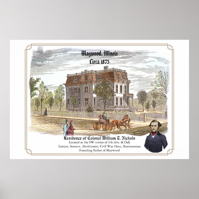 Aufenthalt von Oberst W. T. Nichols Poster (Vorne)