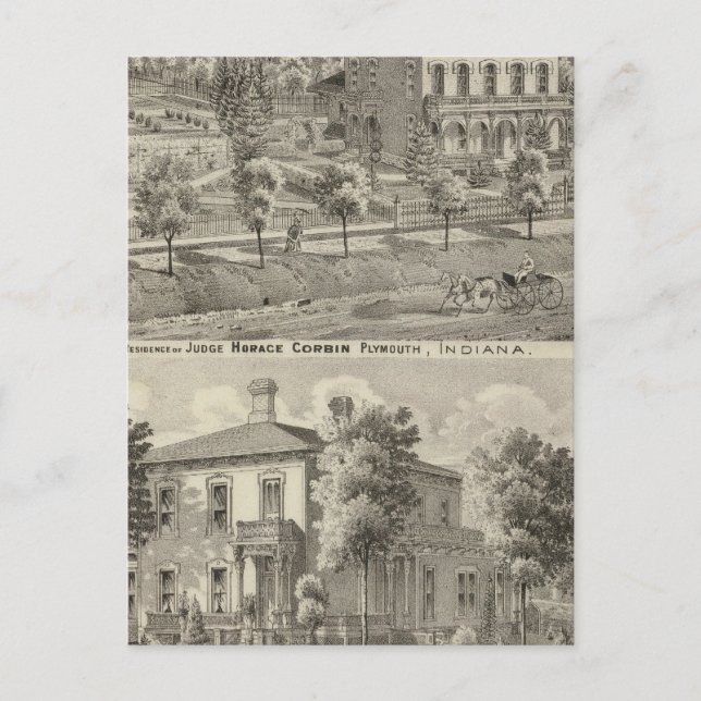 Aufenthalt von Richter Horace Corbin Postkarte (Vorderseite)