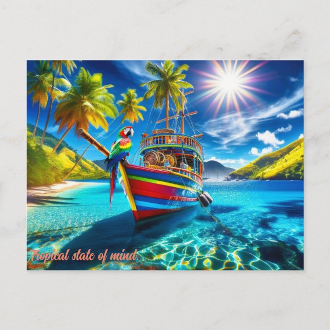 Aufenthaltskarte Feiertagspostkarte (Vorderseite)