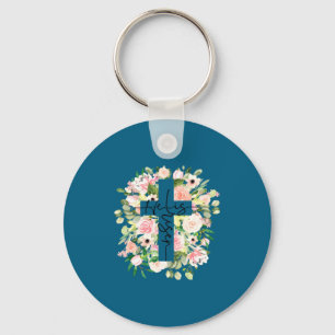 Auferstandener Jesus Christliches Glückliches Schr Schlüsselanhänger