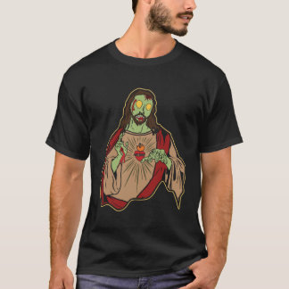 Auferstandener Zombie-Jesus Ostersonntag Religiöse T-Shirt