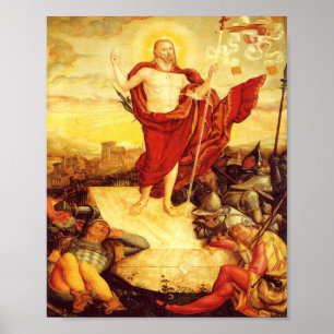 Auferstehung Christi durch Lucas Cranach Poster
