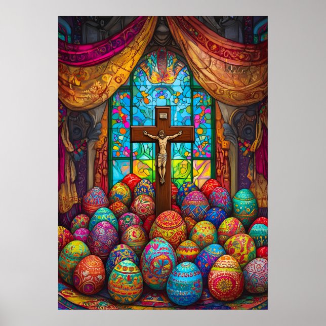 Auferstehung der OsterJesuskirche Poster (Vorne)
