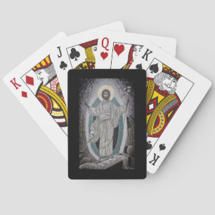 Auferstehung des Christi-Symbols Spielkarten