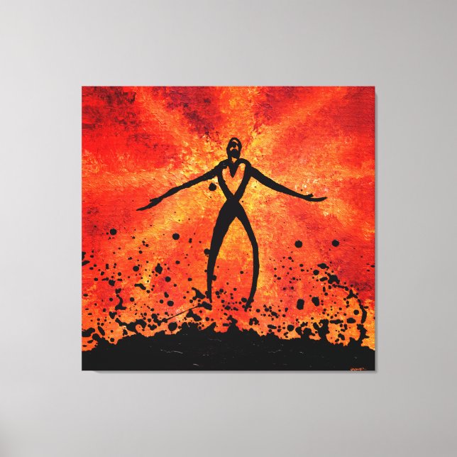 Auferstehung (gepanzerte Canvas) Leinwanddruck (Vorderseite)