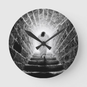 Auferstehung Jesu Christi Runde Wanduhr