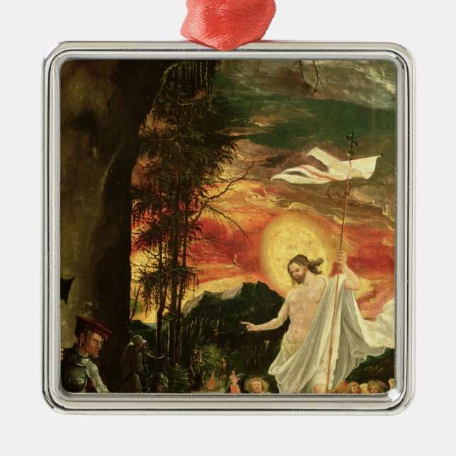 Auferstehung von Christus, 1518 Ornament Aus Metall (Vorne)