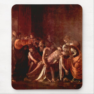 Auferstehung von Lazarus durch Caravaggio Mousepad