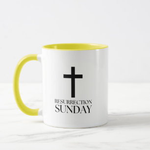 Auferstehungssonntag Kreuz Christliches Osterfest Tasse