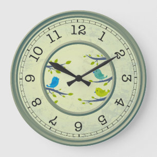 Auffallende Wanduhr