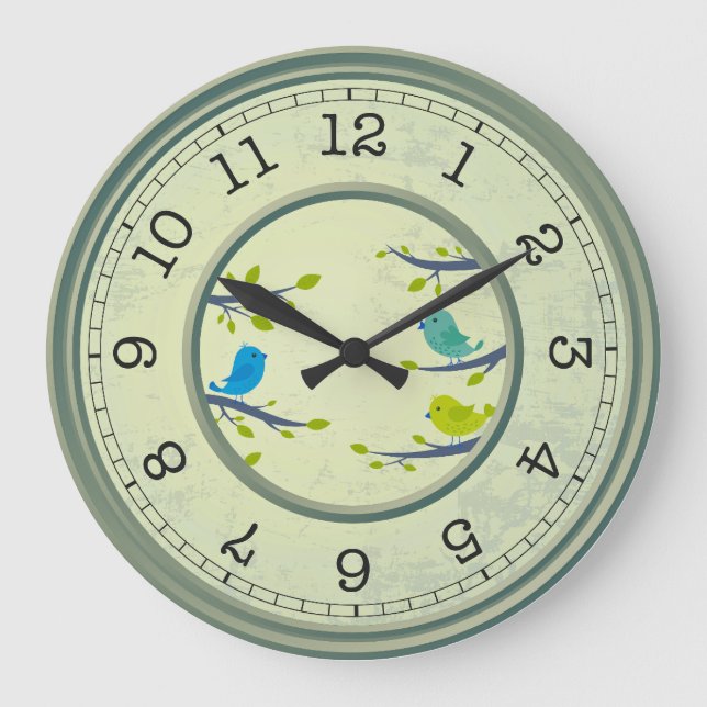 Auffallende Wanduhr (Vorderseite)
