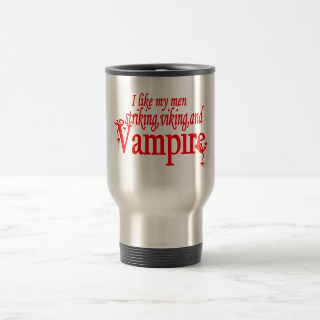 Auffallender Viking-Vampir Reisebecher (Mittel)