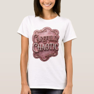 Auffallendes Gold SORGFÄLTIG CHAOTISCHES künstleri T-Shirt