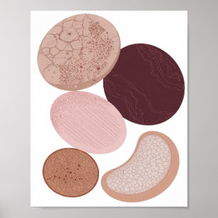 Auffallendes Grau ABSTRACT ART Grafikdesign Poster