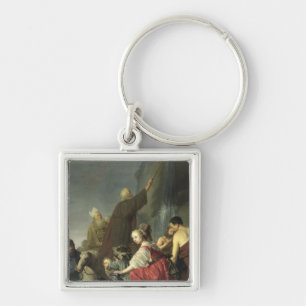 Auffallendes Wasser Moseses vom Felsen Schlüsselanhänger