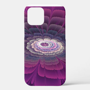 Auffällige Blumenfarbige Abstrakte Fraktal-Kunst R iPhone 12 Hülle