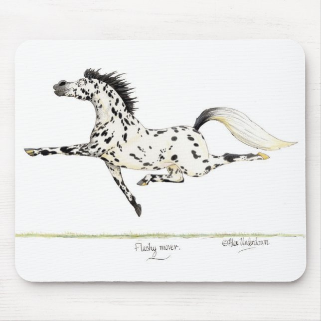 "Auffälliger Urheber" Mousepad (Vorne)