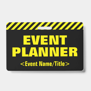 Auffälliges "EVENTORGANISATOR"-Abzeichen Ausweis