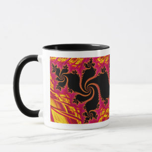 Auffälliges Fraktal Tasse
