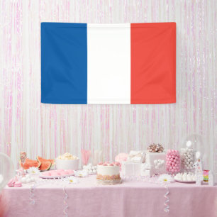 Auffälliges Frankreich-Banner für nationalen Stolz Banner