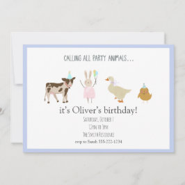 Aufforderung an alle Party Junge zum Geburtstag Ei Einladung