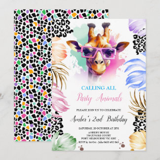 Aufforderung an alle Party zum Geburtstag Einladung