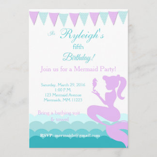 Aufforderung von Mermaid | Im Rahmen der Seeeinlad Einladung