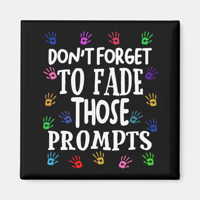 Aufforderungen des ABA-Therapeuten zur Verhaltensa Magnet (Vorne)