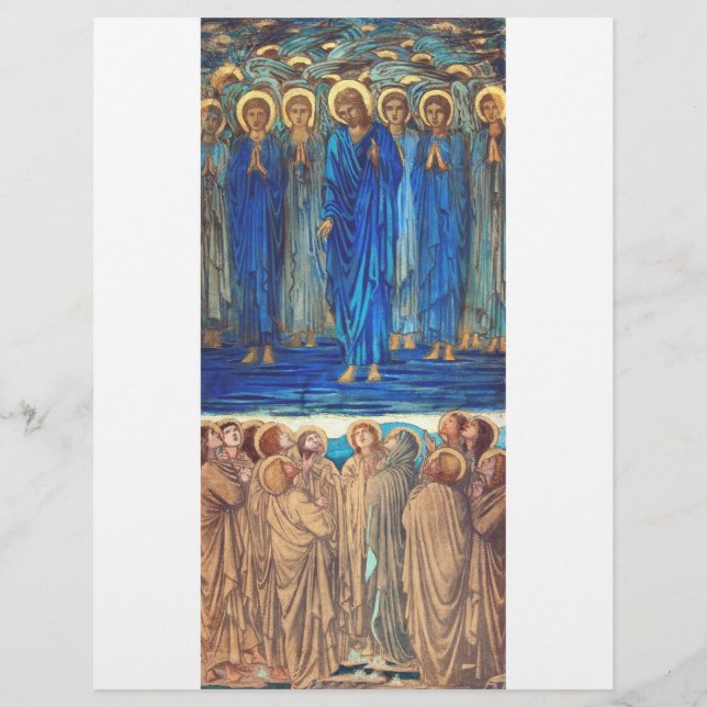 Aufführung Christi durch Edward Burne Jones Flyer (Vorne)