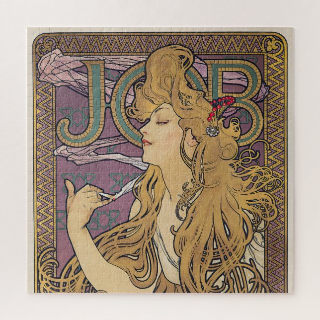 Aufgabe (1896) von Alphonse Mucha Puzzle (Vertikal)