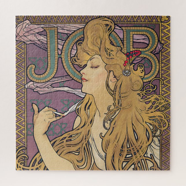 Aufgabe (1896) von Alphonse Mucha Puzzle (Vertikal)
