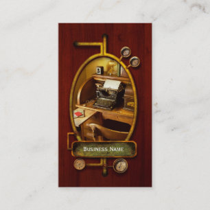 Aufgabe - Typist - Eine Person mit vielen Interess Visitenkarte