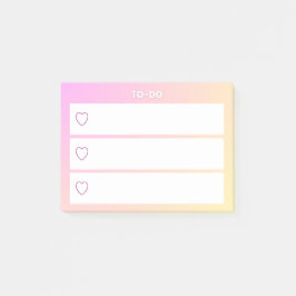 Aufgaben-Checkliste Haftnotizen Post-it Klebezettel
