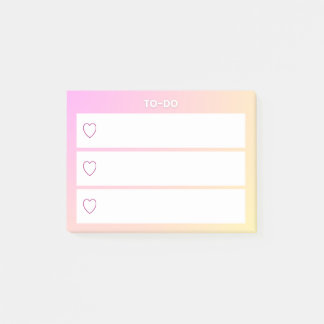 Aufgaben-Checkliste Haftnotizen Post-it Klebezettel