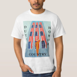 Aufgaben-Ehrenland-patriotisches Shirt