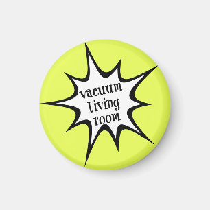 Aufgabendiagrammmagnet - Vakuumwohnzimmer Magnet