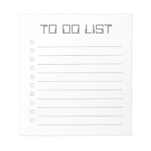Aufgabenliste - 40-Seiten Notizblock