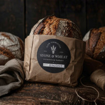 Aufgebackene Artisan-Sauerteig-Bäckerei-Verpackung