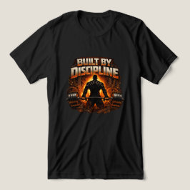 Aufgebaut durch Disziplin Tri-Blend Shirt