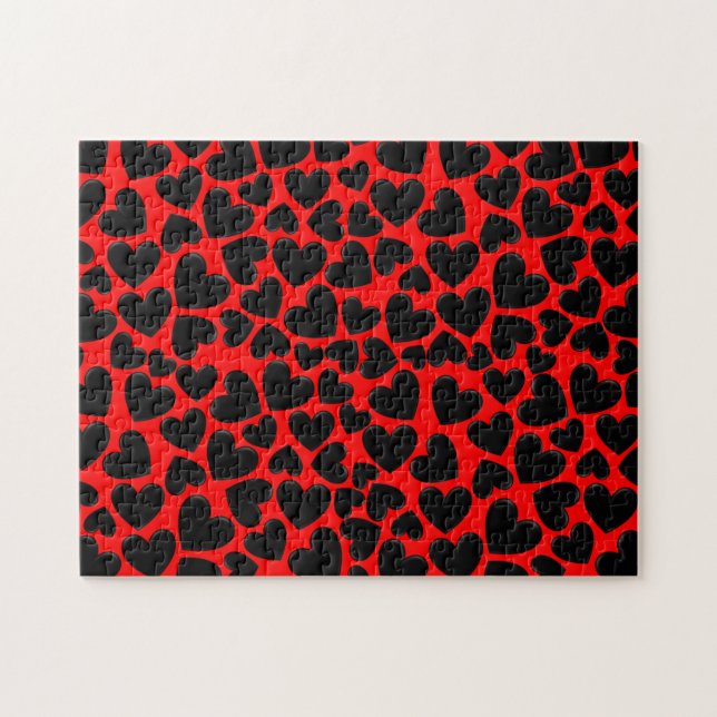 Aufgeblasene Herzen Puzzle (Horizontal)